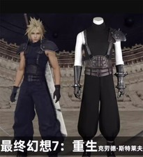 Game Final Fantasy VII Rebirth Cloud Strife Cosplay Costume Outfit Men's Shoes