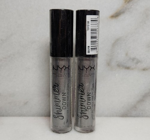 Voile à Lèvres NYX Shimmer Down 12 Young Star - Teinte Violet - Neuf - Brillant à Paillettes