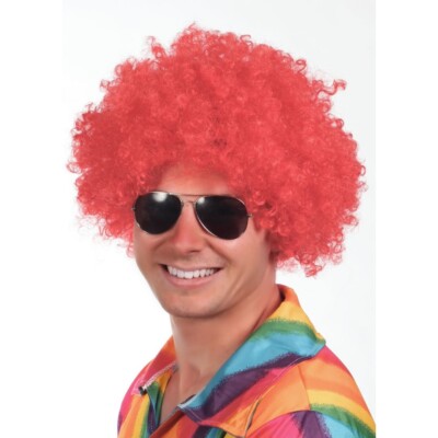 red 70s wig