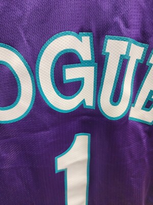 ビンテージ　1990年代　NBA jersey Muggsy Bogues Muggsy Bogues #1 Charlotte Hornets NBA Vintage 90s Champion