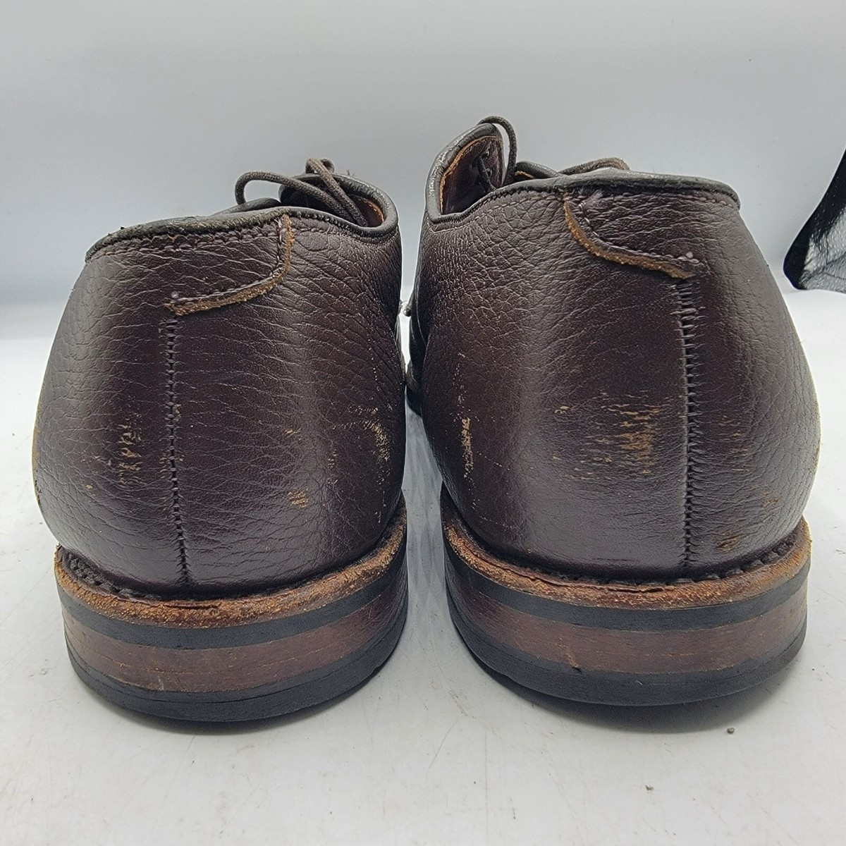 Allen Edmonds San Marco Mens 11.5 Dark Brown Pebbled Leather  display picture 1