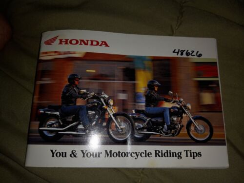 2000 Honda  Motorcycle Riding Tips Manual Techniques Precautions Skill Test  SS - Picture 1 of 4