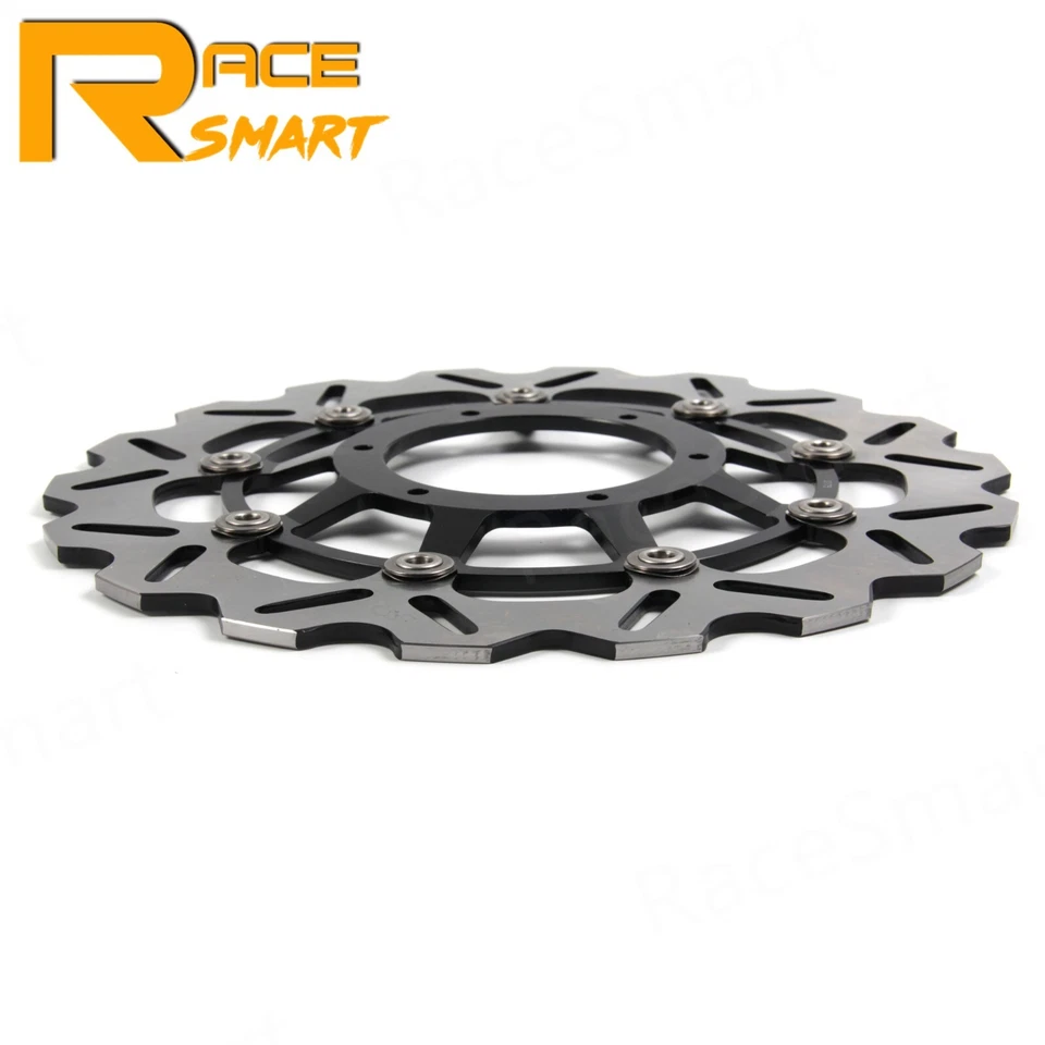 Rotores de disco de freno delanteros negros para Honda CB1000R 2008-2017 CTX1300 2014 2015 2016 Foto 4 de 4