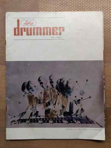 Ludwig drummer VOL.7 / NO.1 1960s vintage magazine - Foto 1 di 4
