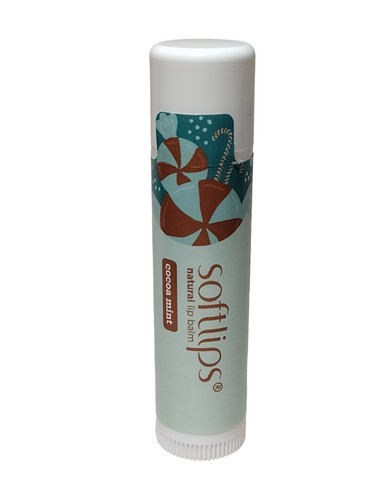 SOFTLIPS HOLIDAY EDITION Moisturizing Natural Lip Balm COCOA MINT 0.15oz Sealed - Picture 5 of 24