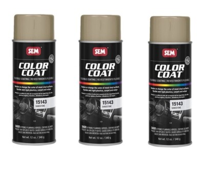 SEM 15143, Sandstone, Color Coat Vinyl Paint, Aerosol (3 Pack)