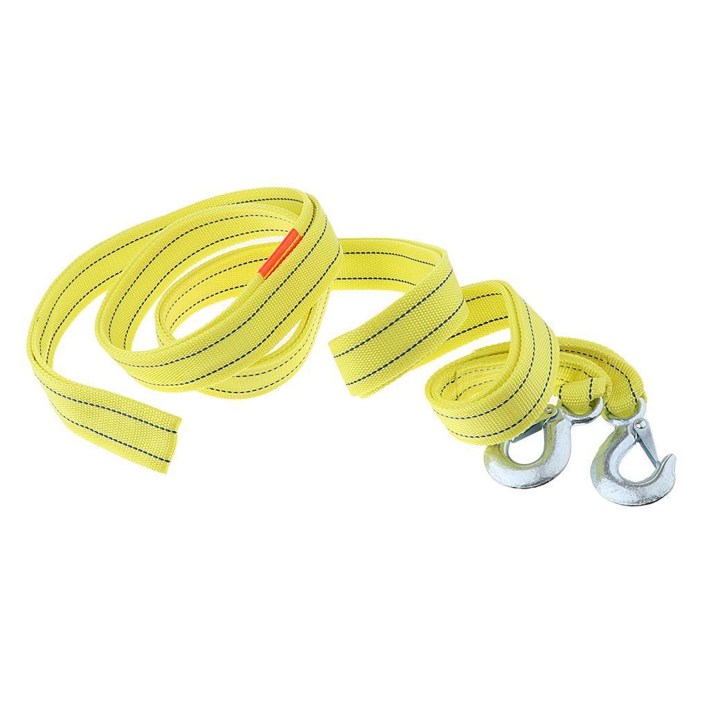 Heavy Duty Tow Strap with Safety Hooks Tow Recovery Strap Recover