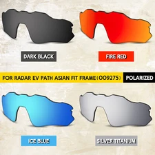 4 Pieces POLARIZED Replacement Lenses for Oakley Radar EV Path AF OO9275 Frame