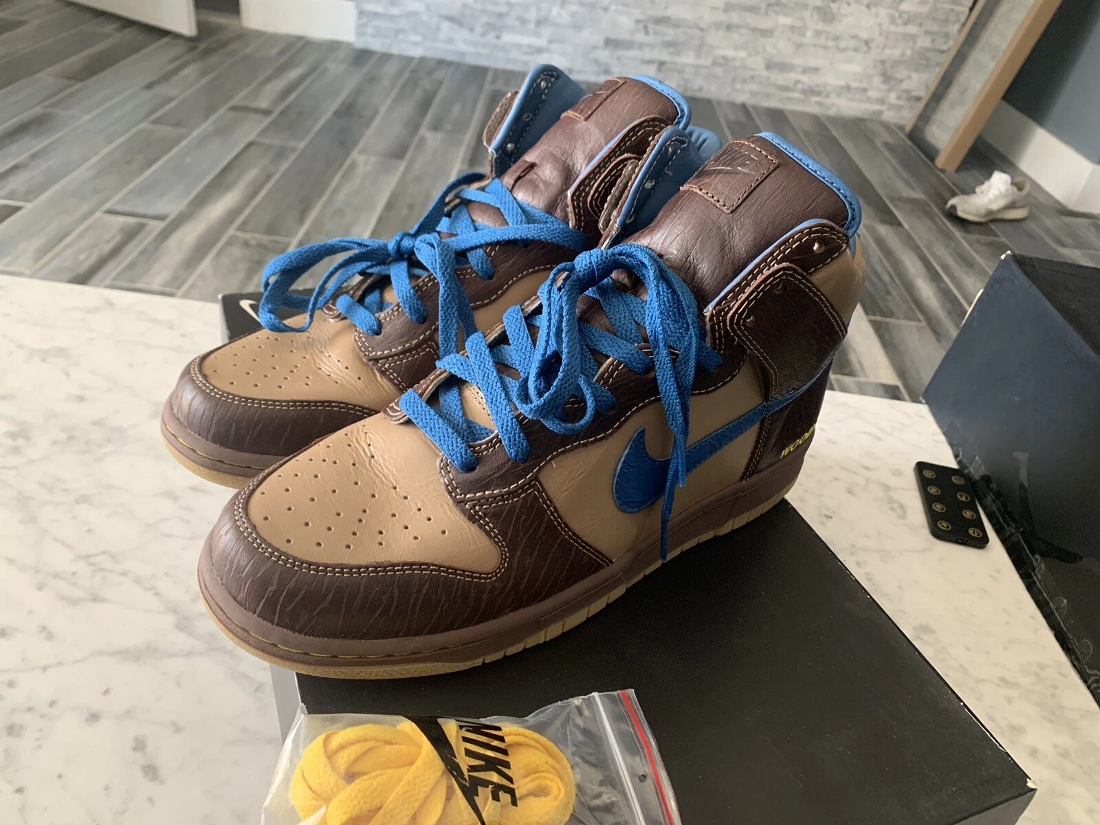 Nike SB Dunk High Nike Id Custom 1 Of 1 Supreme 2004 Concepts Diamond 11