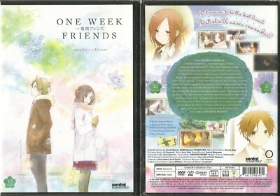 One Week Friends Complete Anime Collection(DVD, 2015, 2-Disc Set) BRAND NEW
