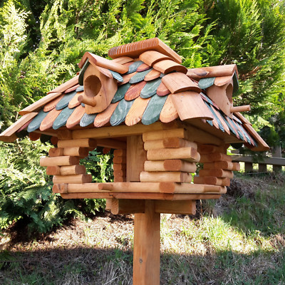 XXL Vogelhaus Vogelfutterhaus Luxus Vogelhäuschen Vogelvilla mit