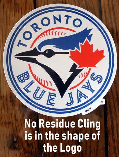 Toronto Blue Jays Baseball Decal Die Cut Static Cling Color Sticker Made USA - Picture 5 of 8