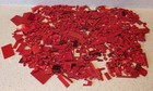 Lot de travaux LEGO authentiques de 1 kg - briques rouges mélangées - lot de pièces en vrac - MOC #5