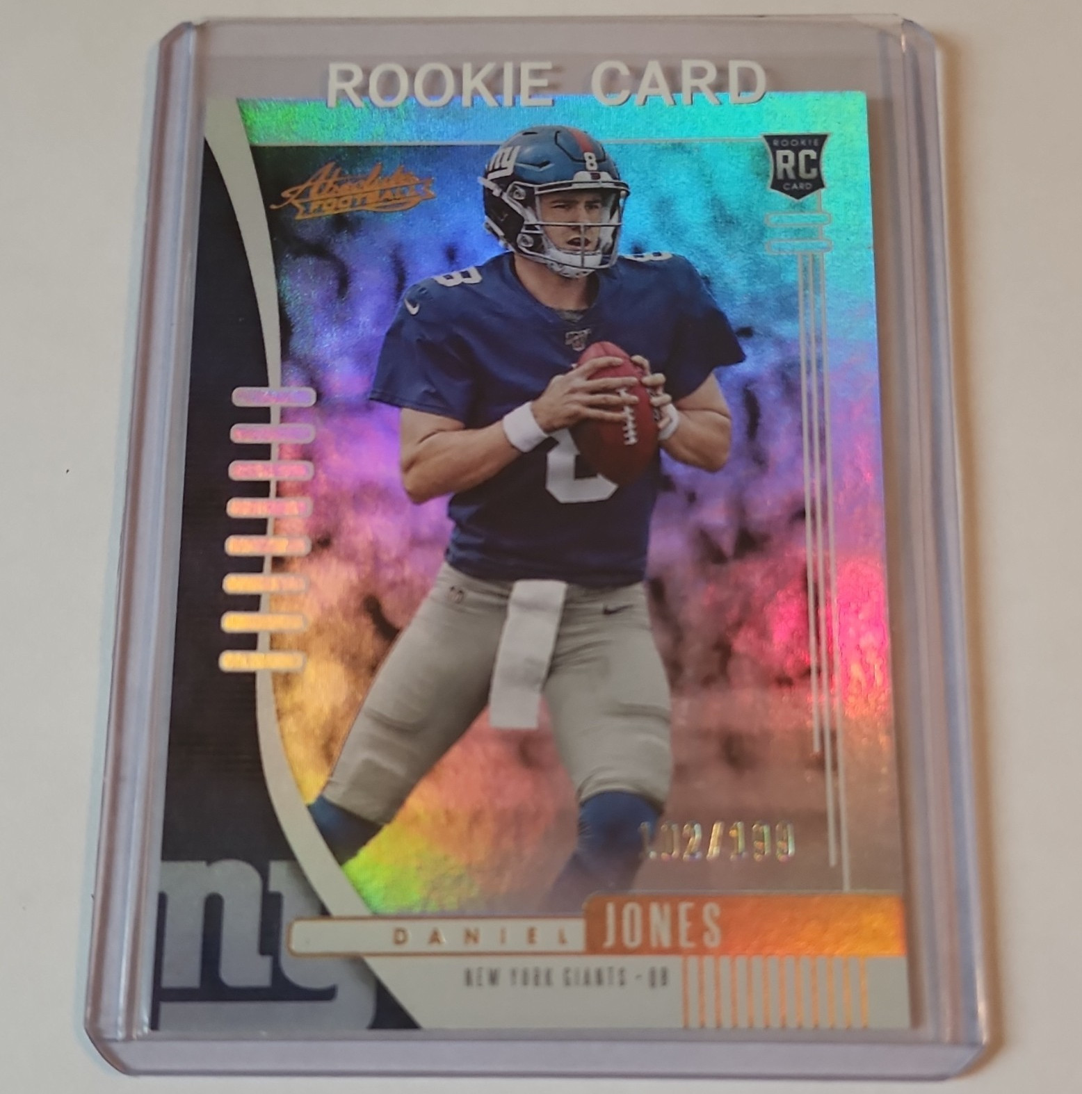 Panini 2019 Absolute Daniel Jones Rookie New York Giants #107 Spectrum /199
