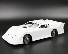 1RC Racing Late Model 2.0 1/18 Brushless RTR 2WD Oval Racer (White) [1RC1088]