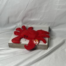 Ty Beanie Baby - DIGGER the Red Crab (4th Gen Hang Tag)(7 Inch) MWMT Plush Toy