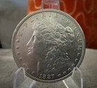 1887 Morgan Dollar From OBW Estate Roll Choice Bu Uncirculated 90% Silver