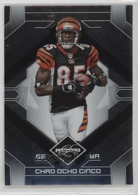 2009 Donruss Limited Chad Johnson Ochocinco (Name Misspelled as Ocho Cinco) ht1