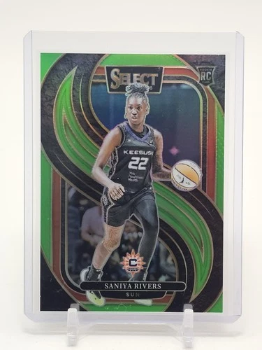 Saniya Rivers 2025 Panini Select Saniya Rivers Green