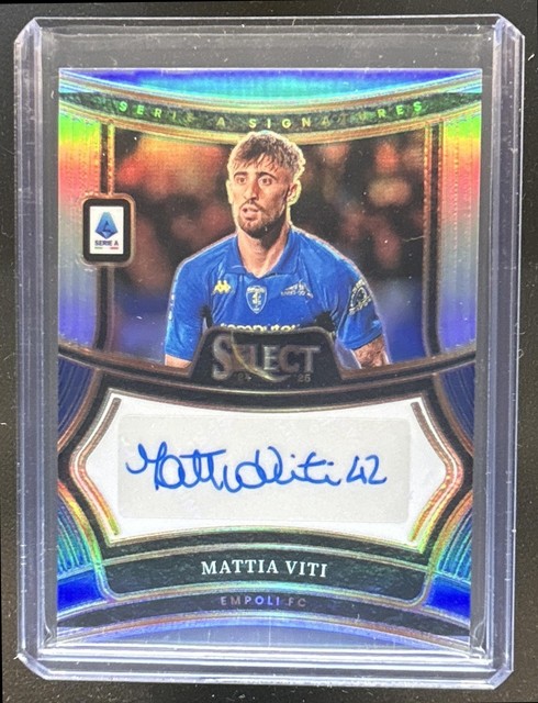 2024-25 Panini Select Serie A Mattia Viti Signatures Auto #SS-MV Empoli