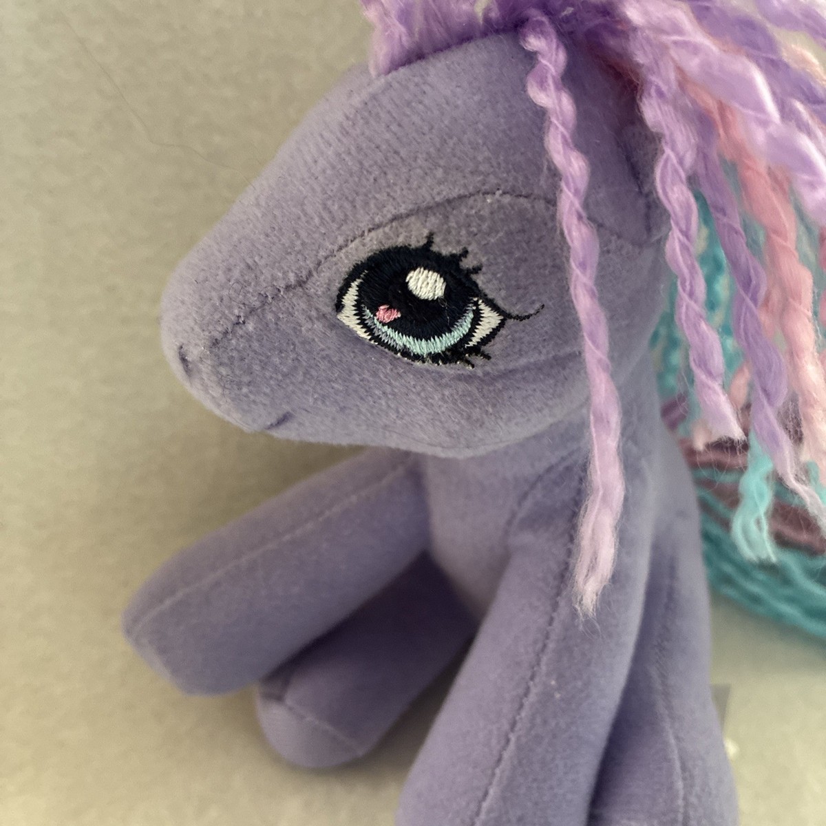 マイリトルポニー　ひざかけ　2003年　ヴィンテージ Vintage My Little Pony TINK-A-TINK-A-TOO Purple Pony Plush Stuffed