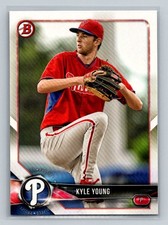 2018 Bowman Prospects #BP129 Kyle Young Philadelphia Phillies Baseball Card