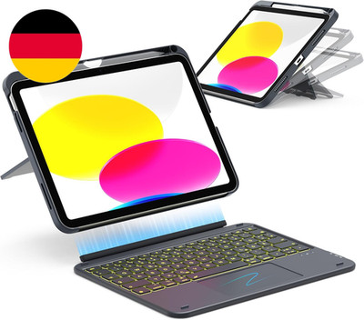 CACOE Ipad 11 Hülle Mit Tastatur (A16) 2025 & Ipad 10. Generation 10,9 Zoll, Mag