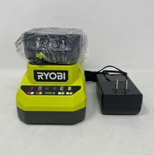 RYOBI ONE+ 18V 2.0Ah Lithium Battery PBP006 + PCG002 Charger Kit - Green/Black