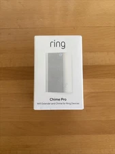 Ring Chime Pro Wi-Fi Extender for Smart Doorbell-White (8AC1PZ-0EN0)*BRAND NEW*