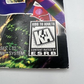 Pandemonium (Sega Saturn, 1996) Manual Only Reg Card