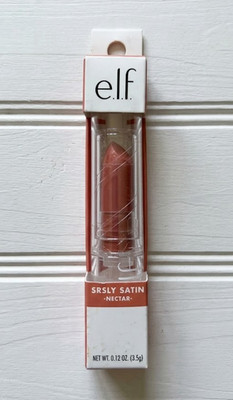 ELF Srsly Satin Lipstick #29694 Nectar New in Box e.l.f