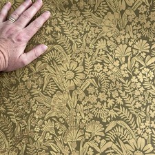 Vintage Art Deco Wallpaper Victorian Gilt Gol...