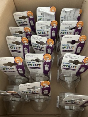 Philips Avent Natural Response Sauger Babyflasche, 6+ Monate, Größe 6, 2 Stück