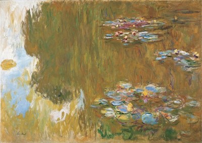 Monet Seerosen Wandkunst Impressionistisches Dekor Garten Wandkunst