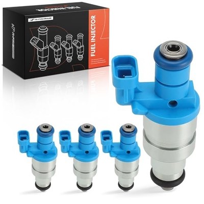 Set of 4 Fuel Injectors Compatible with Saab 9-3 2003 2004 2005, L4 2.0L 