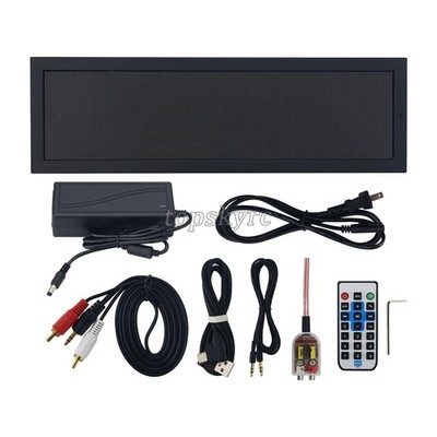 ER256 Wifi Voice-Activated Music Spectrum Rhythm Light Clock Full-Color Screen