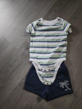 Garanimals Summer Palm Tree Outfit Boy Size 3-6 Months