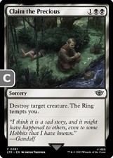 MTG Claim the Precious Lord of the Rings Common Sorcery  NM