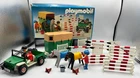 Vintage Playmobil 3140 Equestrian Jump Show Jeep & Trailer (99% Complete) w/Box