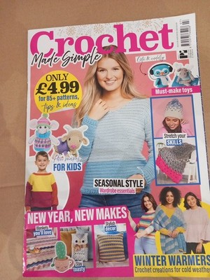 Crochet Made Simple,#7, 85+ Easy Patterns For New Year,Gifts,Hats,Blankets,Toys