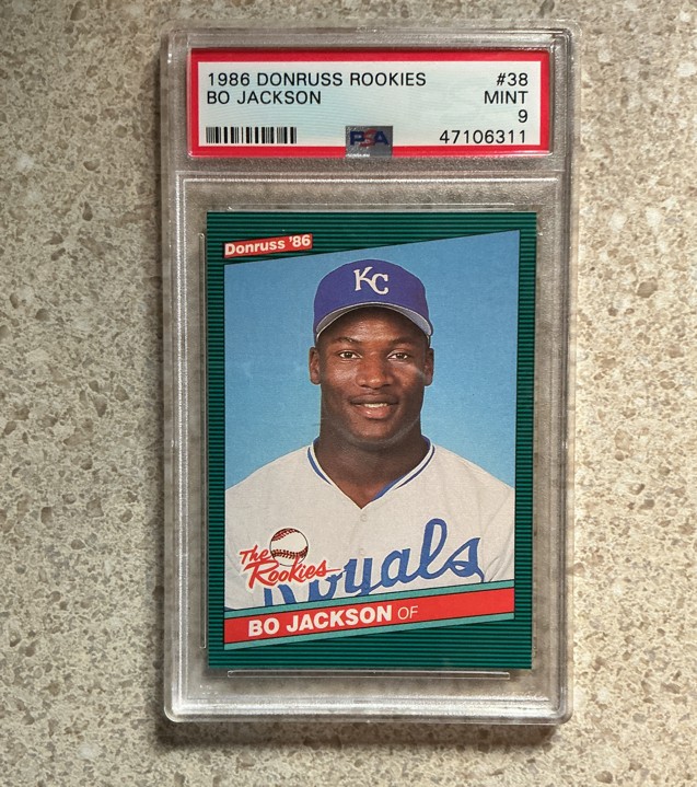1986 Donruss The Rookies - Bo Jackson #38 (RC)