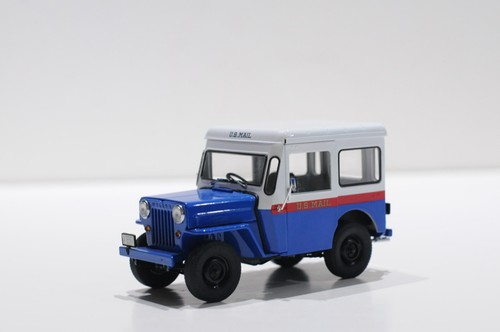 DANBURY MINT 1954 WILLYS JEEP U.S. MAIL TRUCK SCALE 1:24 NO COA NO BOX