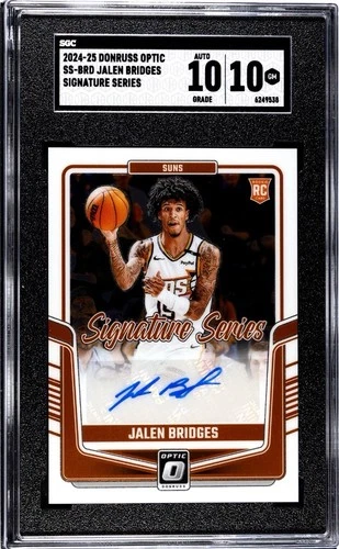 2025 Panini Jalen Bridges Topps Certified Autograph Issue Rookies (Raw)