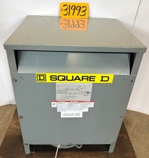 15 KVA Square D Transformer Cat. No. EE15T151HCT, HV 480, LV 240, 3 Phase