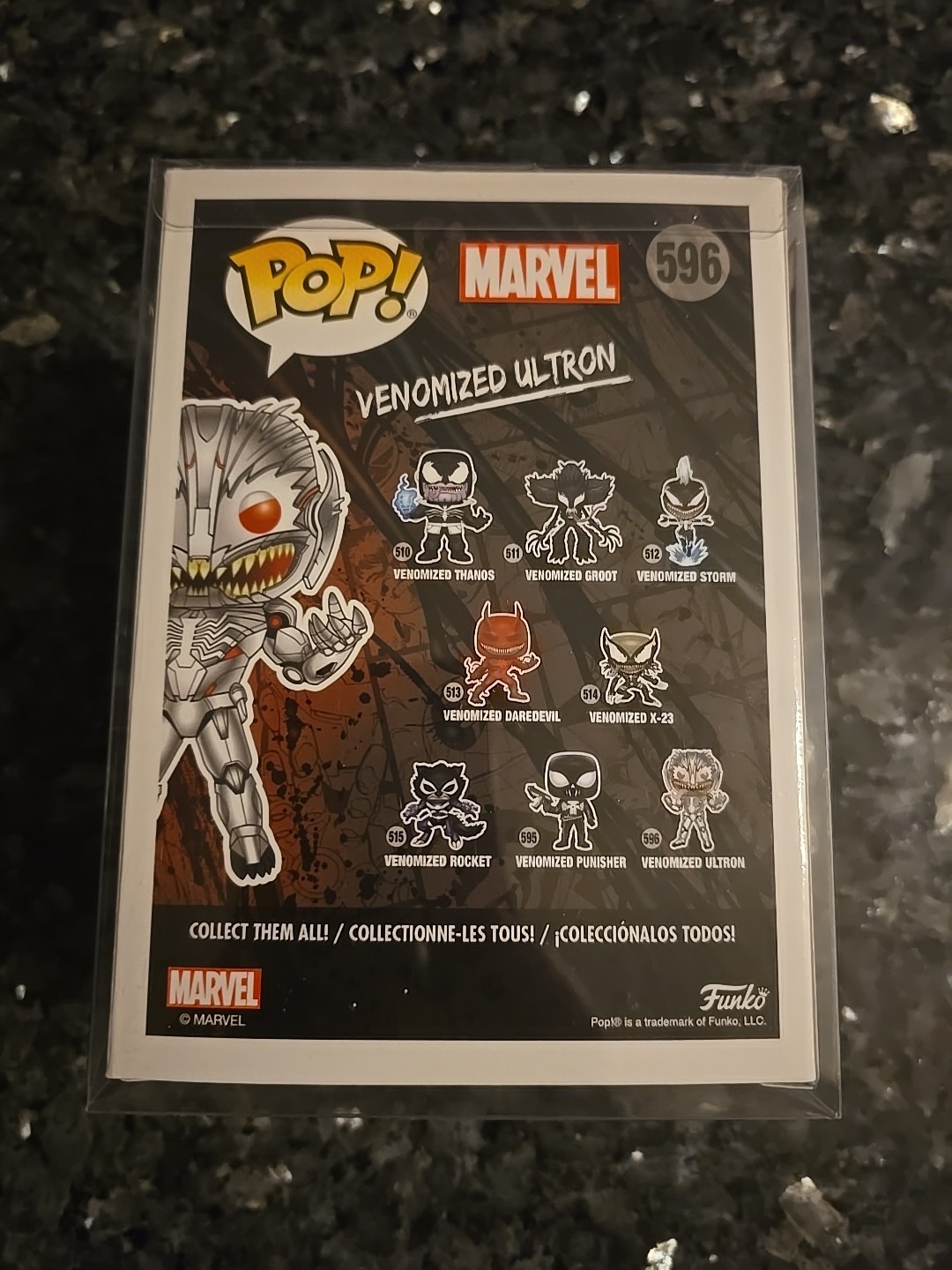 Funko Pop! Marvel Venom - #596 Venomized Ultron NEW w/Free Protector 