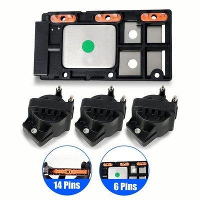 LX364 Ignition Control Module w/ 3 Ignition Coil For Buick Chevy Oldsmobile