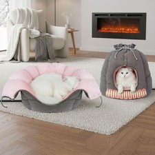 NWK Heated Cat Bed, Versatile Electric Bed with Small, Pink