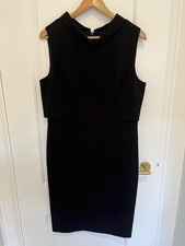 Review Women’s Black Work Layered Dress. Size 14
