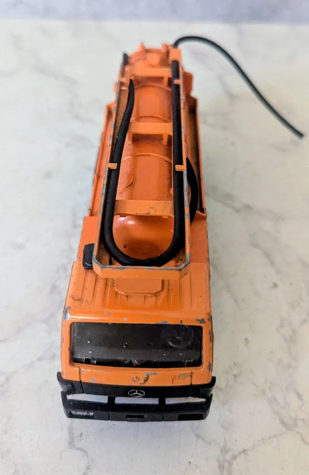 Conrad Mercedes-Benz Suction Truck 1:50 Scale Restoration Project Made W.Germany - image 3 of 4