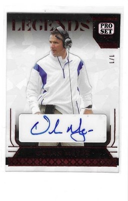 URBAN MEYER 2023 LEAF PRO SET PURE LEGENDS AUTO #L-UM1  1/1       1 OF 1